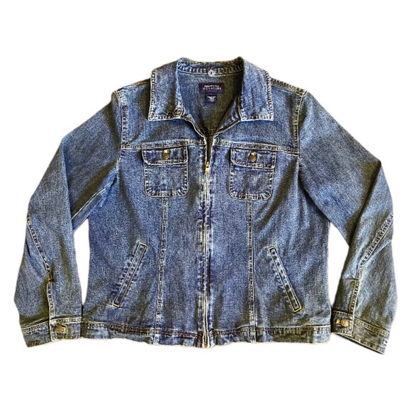 Jones New York Signature Denim Jacket Size XL - Picture 2 of 14